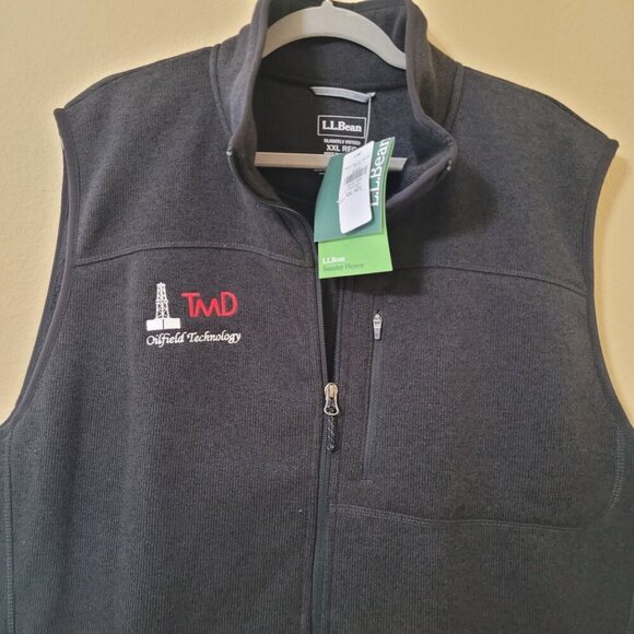 L.L.Bean Mens Slightly Fitted Sweater Fleece Vest XXL Casual Outdoors Hiking TMD - Picture 4 of 9